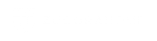 Zucora Home logo in white colour.